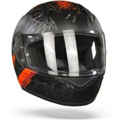 Scorpion EXO-390 Ighost Matt Black Silver Full Face Helmet -Scorpion scorpion exo 390 ighost matt black silver.35