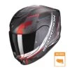 Scorpion Exo-391 Haut Matt Black-Silver-Red