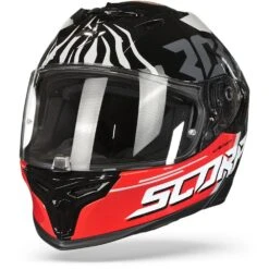 Scorpion EXO-520 Air Rok Bagoros Black Red Full Face Helmet