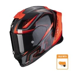 Scorpion Exo-R1 Evo Air Gaz Metal Black-Red