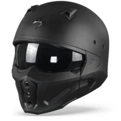 Scorpion Covert-X Solid Matt Black Jet Helmet