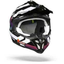 Scorpion VX-16 Air Tub Metal Black-White Offroad Helmet -Scorpion scorpion vx 16 air tub metal black white.35
