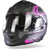 Scorpion EXO-491 Spin Matt Black Pink Full Face Helmet