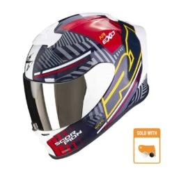 Scorpion Exo-R1 Evo Air Victory Red-Blue-Yellow