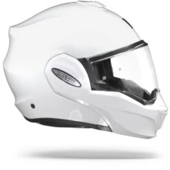 Scorpion EXO-Tech Solid White Modular Helmet -Scorpion scorpion exo tech white glossy.29 1