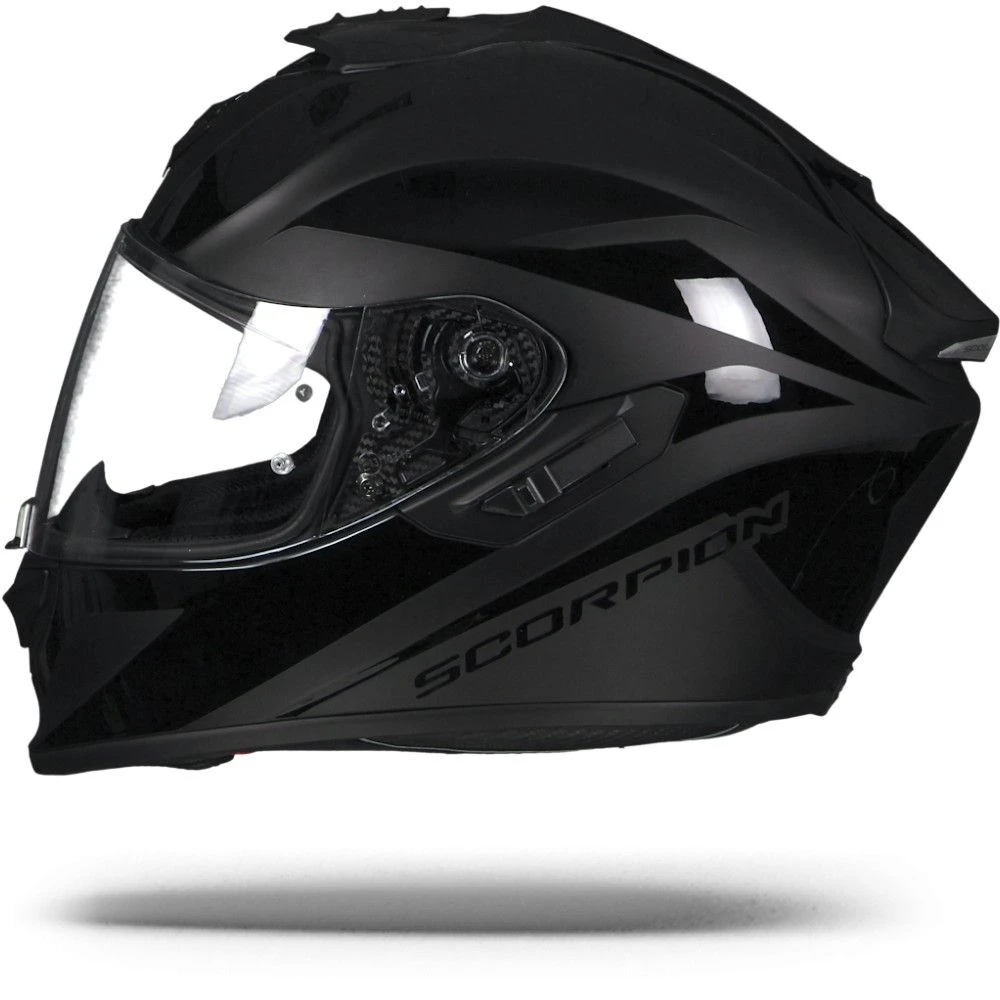 Scorpion EXO-1400 Air Freeway II Matt Black Gloss Black Full Face Helmet - Image 2