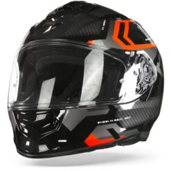 Scorpion EXO-491 Spin Black Red Full Face Helmet