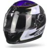 Scorpion EXO-490 Tour White Blue Full Face Helmet