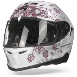 Scorpion EXO-520 Air Tina Pearl White Silver Full Face Helmet
