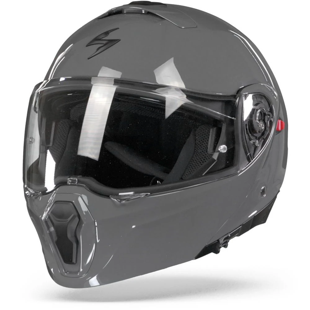 Scorpion EXO-930 Solid Cement Grey Modular Helmet 3 Scorpion EXO-930 Solid Cement Grey Modular Helmet