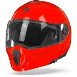 Scorpion EXO-930 Solid Neon Red Modular Helmet