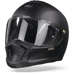 Scorpion EXO-HX1 Solid Matt Black Full Face Helmet -Scorpion scorpionexo hx1ohnosolidmattblack frontpage
