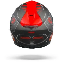 Scorpion EXO-1400 Air Spatium Matt Silver Red Full Face Helmet -Scorpion scorpionexo1400spartiummattsilverred.19